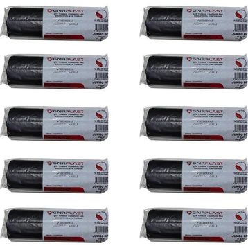 Gnr Endüstriyel 2 Kat Siyah 500 gr 80x110 cm 10'lu Paket Jumbo Çöp Poşeti