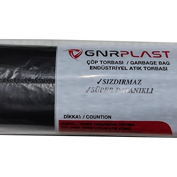 Gnr Endüstriyel 2 Kat Siyah 500 gr 80x110 cm 10'lu Paket Jumbo Çöp Poşeti