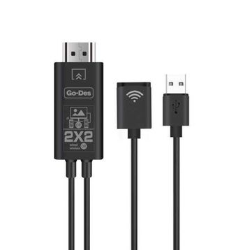 Go Des GD-8276 Wireless Display Dongle Phone Full HDTV Kablo
