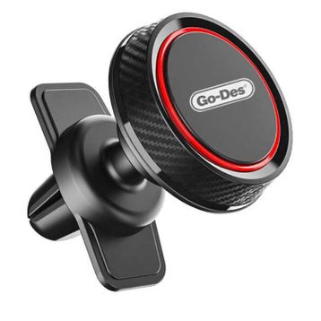 Go Des GD-HD621 Siyah Havalandırma Tasarım Araç İçi Magnetik Telefon Tutucu