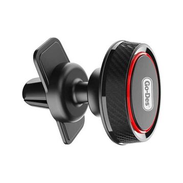 Go Des GD-HD621 Siyah Havalandırma Tasarım Araç İçi Magnetik Telefon Tutucu