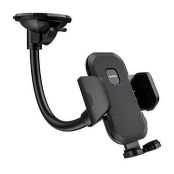 Go Des GD-HD649 Siyah 360 Oynar Başlıklı Vantuzlu Tasarım Araç İçi Telefon Tutucu