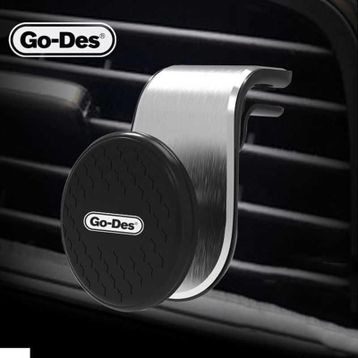 Go Des GD-HD676 L-Shaped Siyah Magnetik Araç Telefon Tutucu