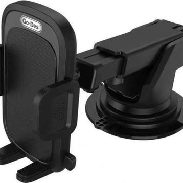 Go Des GD-HD692 Siyah 2 in 1 Vantuzlu Tasarım Araç İçi Telefon Tutucu