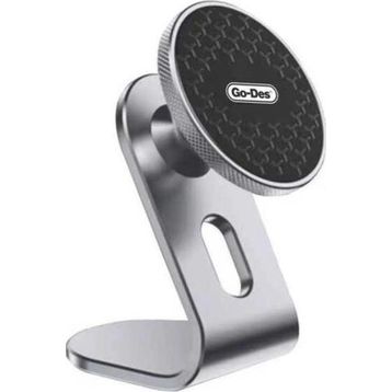 Go Des GD-HD719 Gri 360 Derece Dönebilen Düz Zemin Versiyon Magnetik Araç İçi Telefon Tutucu