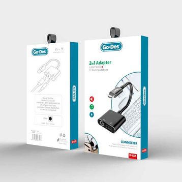 Go Des GD-UC026 2 in 1 Lightning Adapter