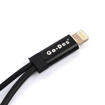 Go Des GD-UC11 Dual Lightning Headphone Audio ve Charge Adapter