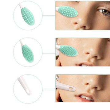 Go İthalat Peeling Etkili Dudak Fırçası-Gözenek Siyah Nokta Temizleyici Akne Giderici Fırça