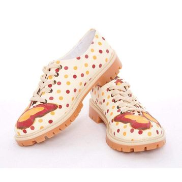 Goby TMK5503 Butterfly And Dots Oxford Renkli Ayakkabı