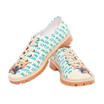 Goby TMK5506 Renkli Little Cat Kadın Oxford Ayakkabı