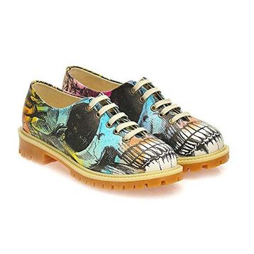 Goby WTMK6515 Colored Skull Oxford Renkli Ayakkabı