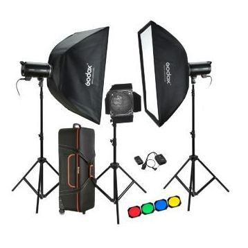 Godox DP600 III 600W 3'lü Paraflaş Kit