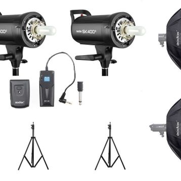 Godox SK400II 2'li Flaş Seti