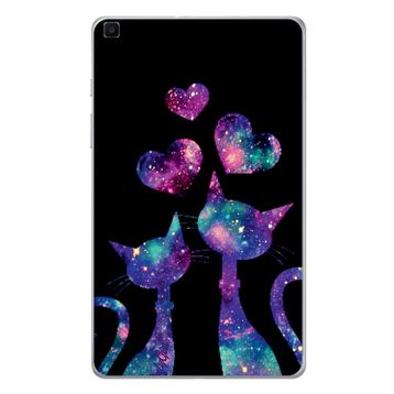 Gogo Samsung Galaxy Tab A Sm-T350 Galaxy Baskılı Silikon Tablet Kılıfı