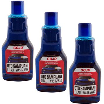 Gojo 3'lü Cilalı Oto Şampuanı