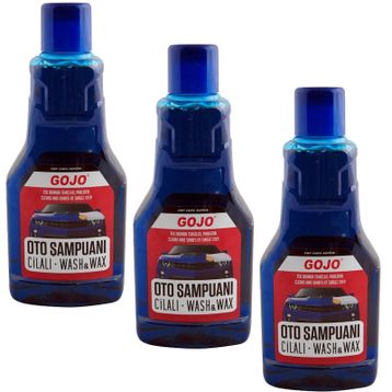 Gojo 3'lü Cilalı Oto Şampuanı