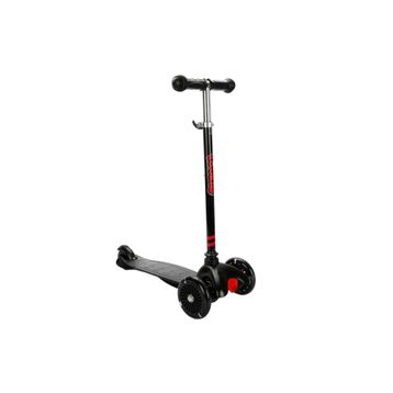 Gokidy Rookie 3 Tekerlekli Işıklı Siyah Mini Scooter