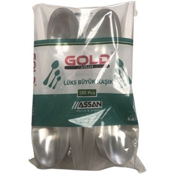 Gold Assan Lüks 100'lü Kaşık