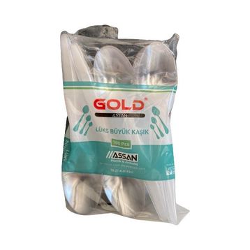 Gold Assan Lüks 100'lü Kaşık