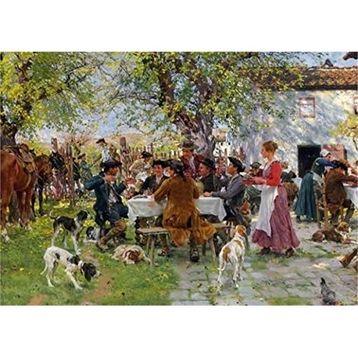 Gold Avcıların Öğle Yemeği 1000 Parça Puzzle