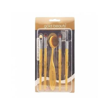 Gold Beauty 5'li Makyaj Fırça Seti