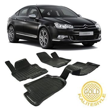 Gold Citroen C5 2008-2020 3d Havuzlu Paspas