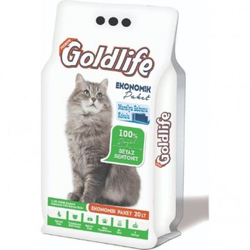 Gold Life Ekonomik Paket Marsilya Sabunlu İnce Taneli 20 lt Kedi Kumu