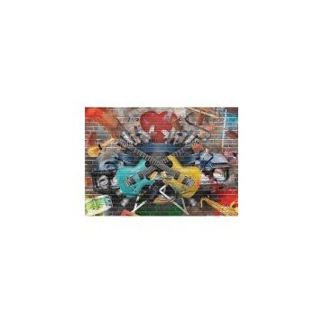 Gold Müzikal Grafiti 1500 Parça Puzzle