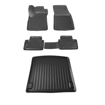 Gold Oto Aksesuar Honda Civic FD6 Sedan 2006-2012 3D Havuzlu Paspas ve Elmas Kesim Bagaj Havuzu Set