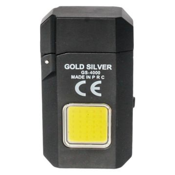 Gold Silver GS-4000 Led Şarjlı Elektrikli Çakmak Cep Feneri