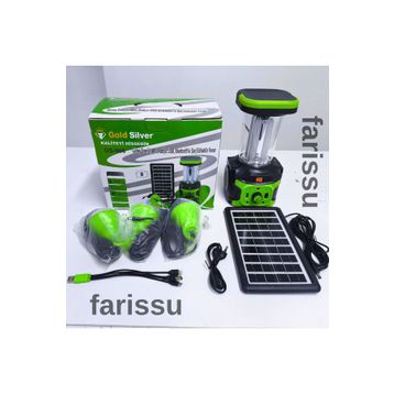 Gold Silver GS-906 Solar Enerjili Şarjlı Fener