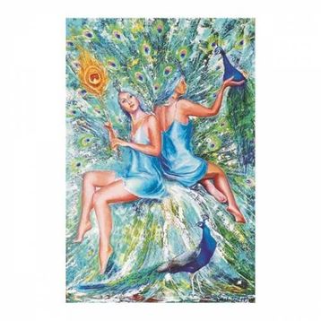 Gold Tavuskuşları 1000 Parça Puzzle