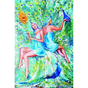 Gold Tavuskuşları 1000 Parça Puzzle