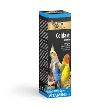 Gold Wings 20 ml Coldast Kuşlar İçin Solunum Sistemi Destekleyici Sıvı Vitamin