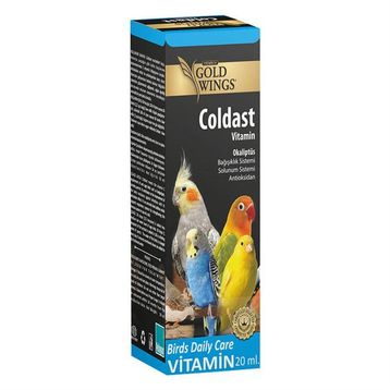 Gold Wings 20 ml Coldast Kuşlar İçin Solunum Sistemi Destekleyici Sıvı Vitamin