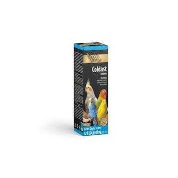Gold Wings 20 ml Coldast Kuşlar İçin Solunum Sistemi Destekleyici Sıvı Vitamin