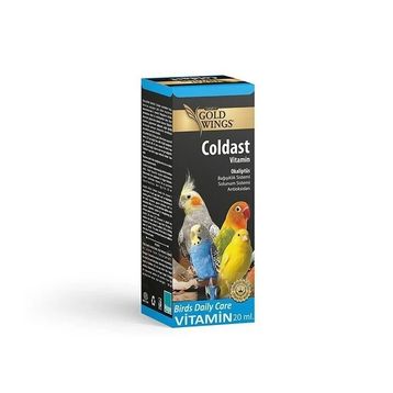 Gold Wings 20 ml Coldast Kuşlar İçin Solunum Sistemi Destekleyici Sıvı Vitamin