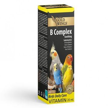 Gold Wings 20 ml Premium B Complex Kuşlar İçin Stres Önleyici Vitamin