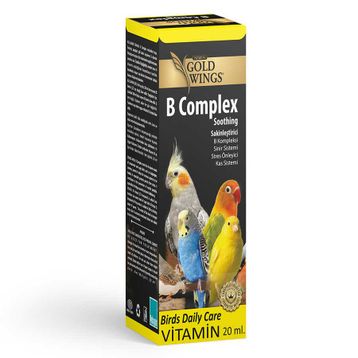 Gold Wings 20 ml Premium B Complex Kuşlar İçin Stres Önleyici Vitamin
