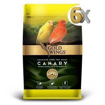 Gold Wings Premium Kanarya 6x1 kg Kuş Yemi