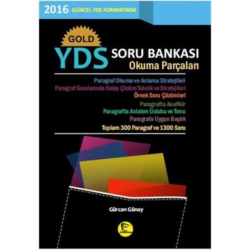 Gold YDS Soru Bankası Cümle ve Paragraf - Gürcan Günay