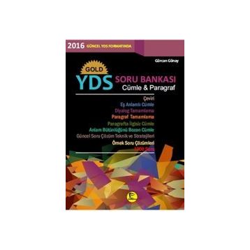 Gold YDS Soru Bankası Cümle ve Paragraf - Gürcan Günay