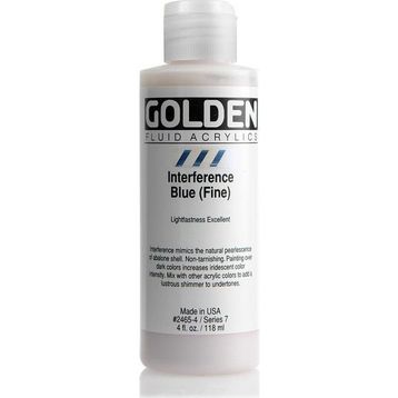 Golden Fluid Seri 7 interference Blue 118 ml Akrilik Boya