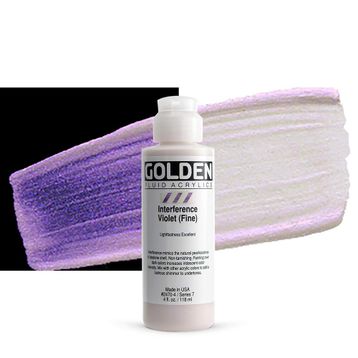 Golden Fluid Seri 7 interference Violet 118 ml Akrilik Boya