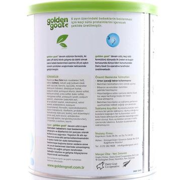 Golden Goat 2 Keçi Sütü Bazlı 3x400 gr Çoklu Paket Devam Sütü