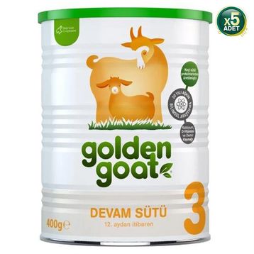 Golden Goat Keçi Sütlü 3 5x400 gr Devam Sütü