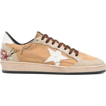 Golden Goose Ball Star GMF00117.F008129.15873 Kum Beji Krem Nubuk Deri Erkek Günlük Ayakkabı