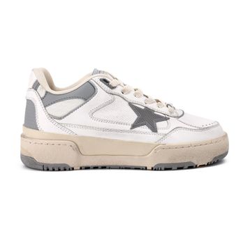 Golden Goose Forty2 GMF00630.F006886.10973 Beyaz Gri Deri Erkek Günlük Ayakkabı