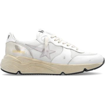 Golden Goose Running Sole GWF00215.F005342.11700 Beyaz Lila Yıldızlı Altın Detaylı Kadın Günlük Ayakkabı