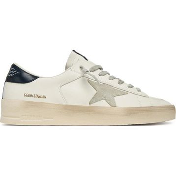 Golden Goose Stardan GMF00128.F000567.10509 Beyaz Buz Grisi Lacivert Deri Erkek Günlük Ayakkabı